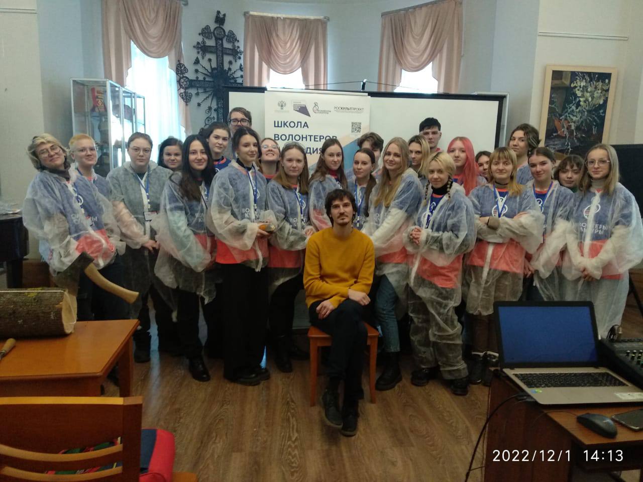 Студенты Суздальского реставрационно-художественного училища  прошли обучение в Школе волонтеров наследия