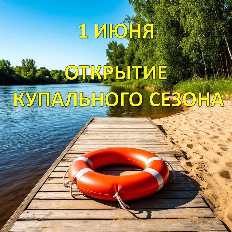 1 июня стартует купальный сезон 2025