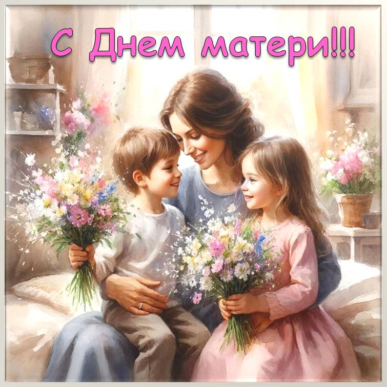 Поздравляем с Днем матери!